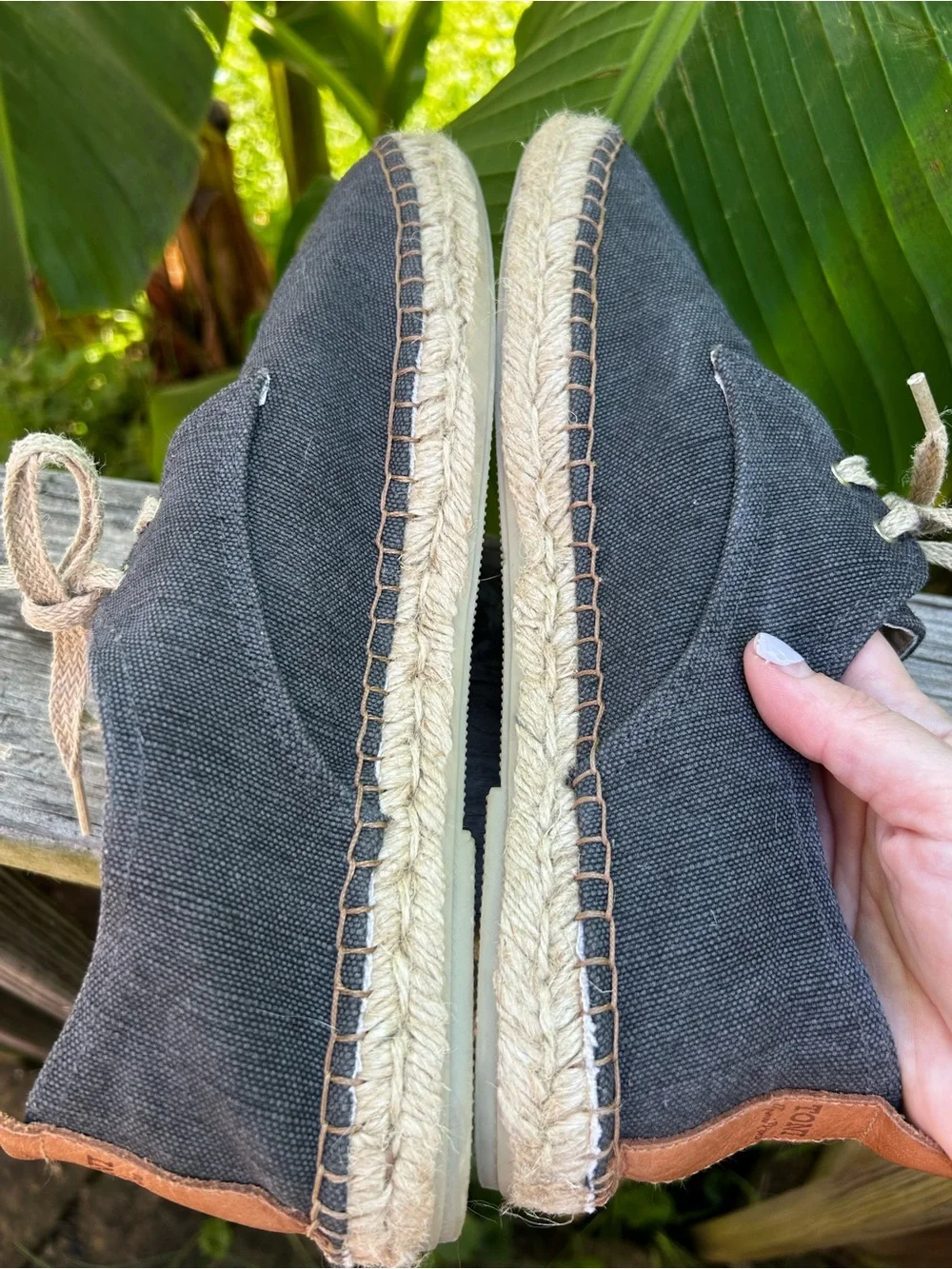 Toni Pons Espadrille Dixon Lace Up Blue Vegan Shoes Made In Spain Mens 10  EU 44